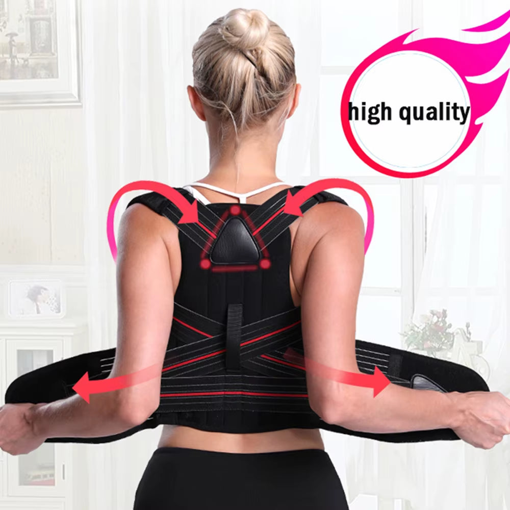 Adjustable Posture Corrector Back Support Shoulder Brace Posture Correction Spine Posture Corrector Postural Fixer Tape